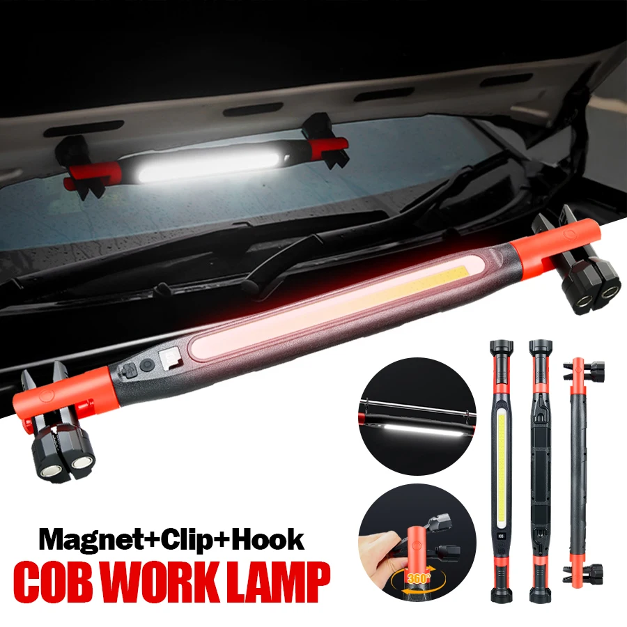 Tactical Flashlight Rechargeable - High Lumen Rechargeable LED Work Light