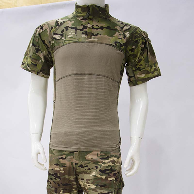 Hunting Outdoor Shirts - AUKU Men's Hunting T-shirts Shorts 1/4