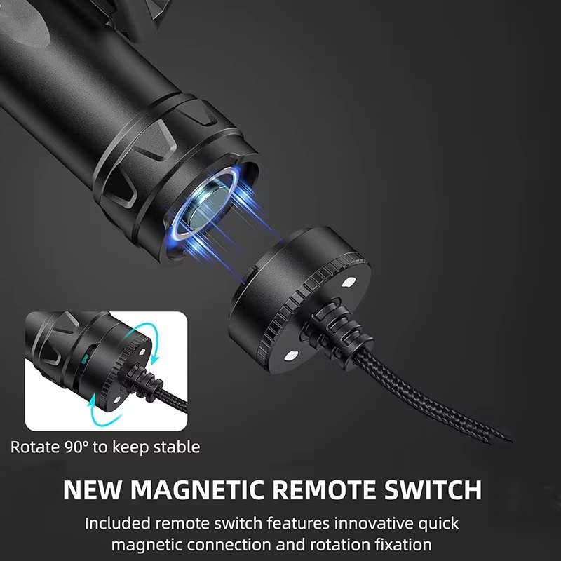Richfire 2500LM Tactical Flash - đánh giá và giá Tactical Flashlight Rechargeable