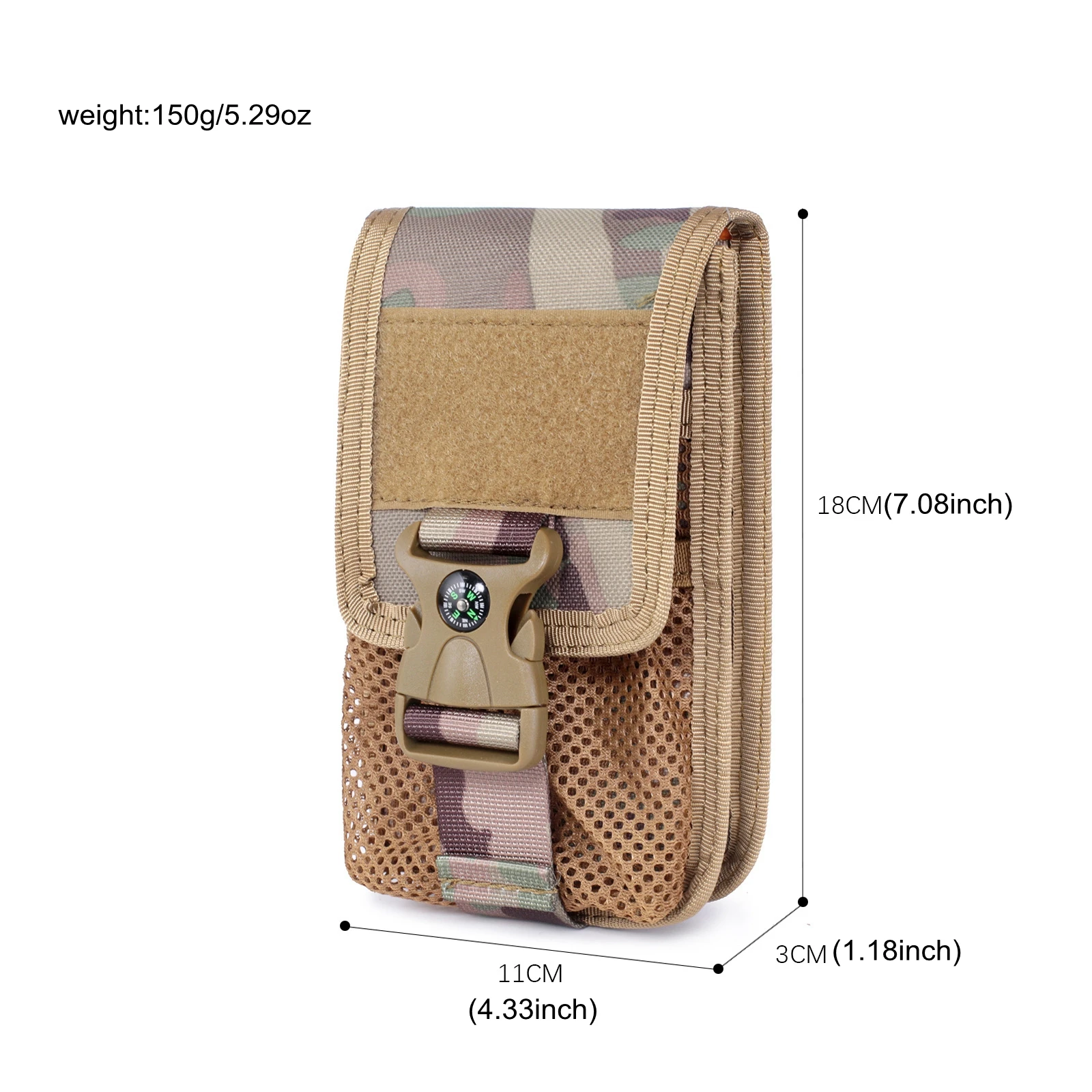 Molle Double-layer Mobile Phon - đánh giá và giá Hunting Outdoors Card