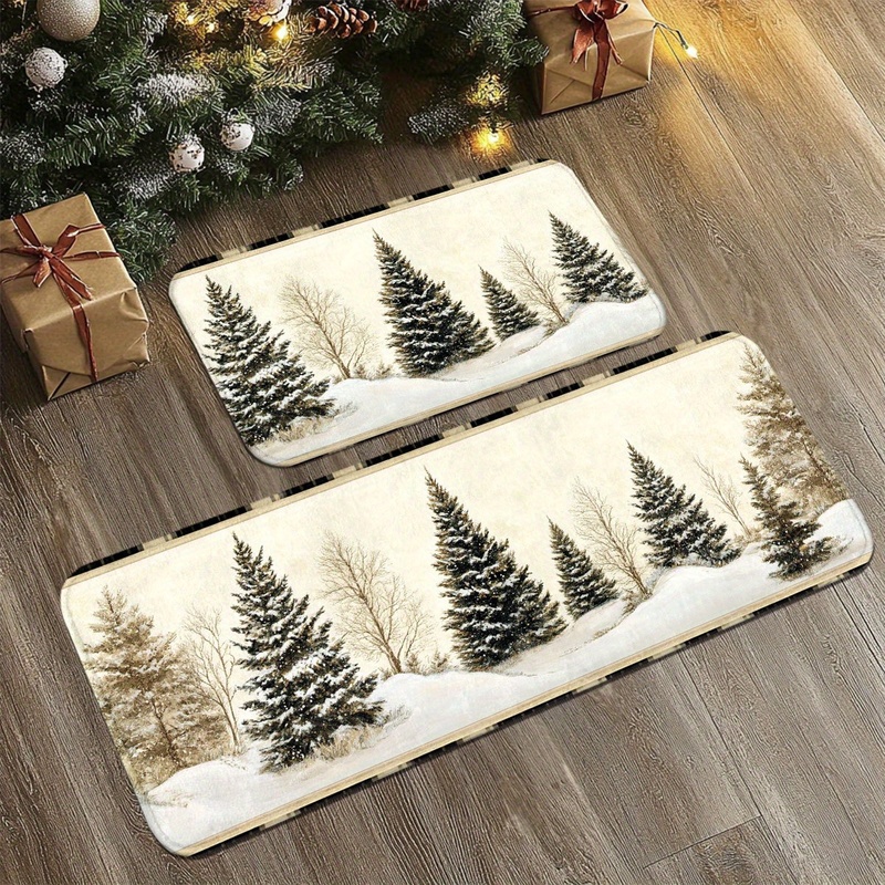 VIKAMA Christmas Carpet Winter - đánh giá và giá Hunting Outdoor Rug