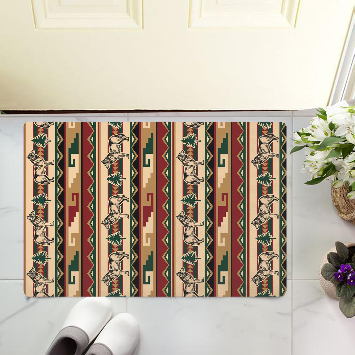 Hunting Deer Royal Vintige Fla - đánh giá và giá Hunting Outdoor Rug