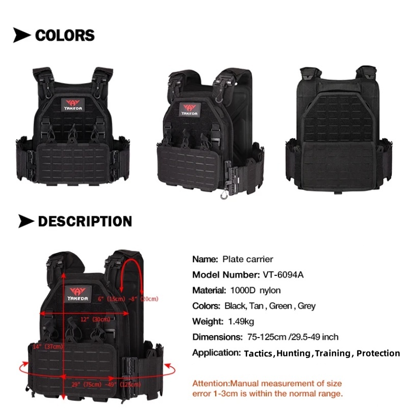 YAKEDA Tactical Vest 6094 Fast - đánh giá và giá Hunting Outdoor Gear