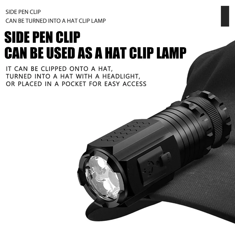 Powerful Mini LED Flashlight S - đánh giá và giá Tactical Flashlight Rechargeable