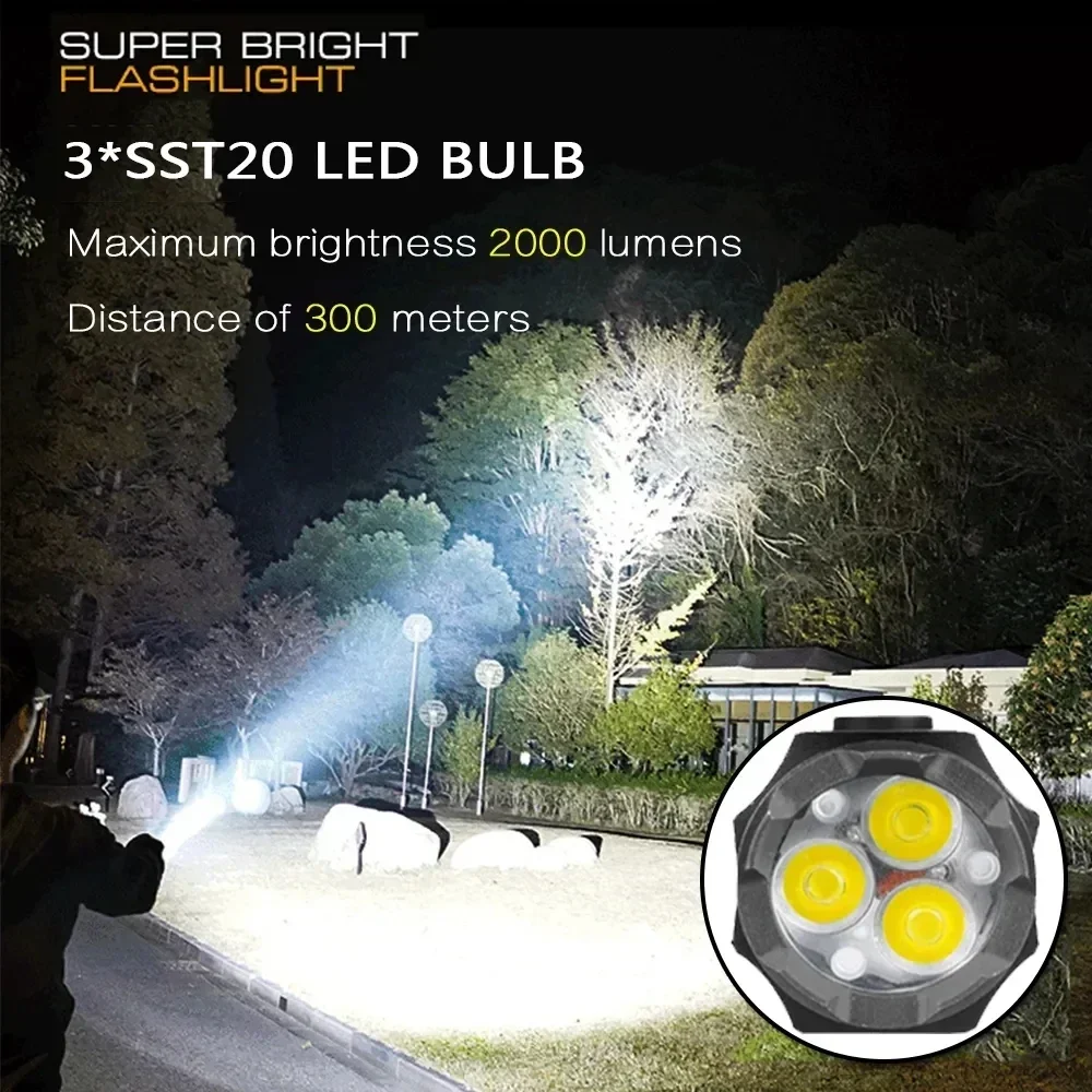Powerful Mini LED Flashlight S - đánh giá và giá Tactical Flashlight Rechargeable