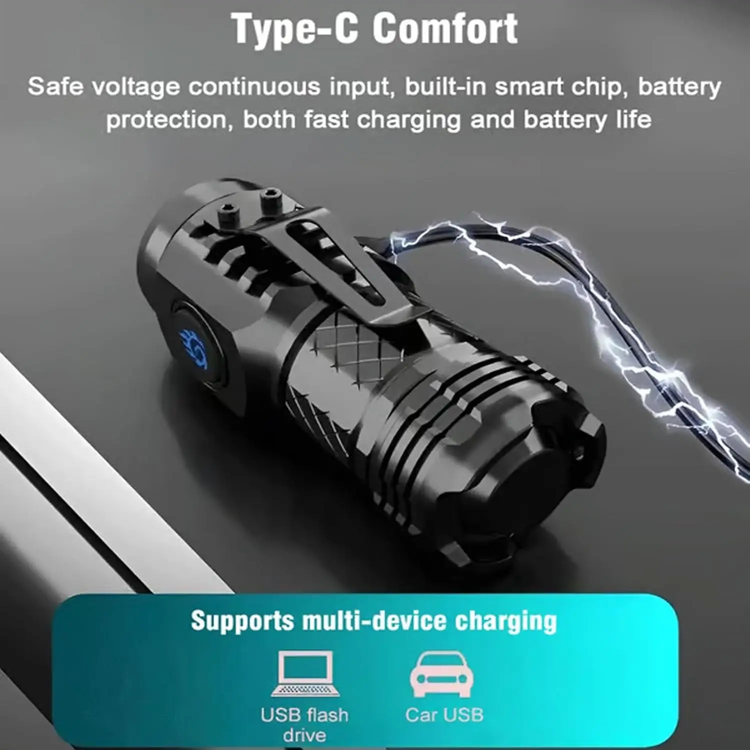 Powerful Super Bright Handheld - đánh giá và giá Tactical Flashlight Rechargeable