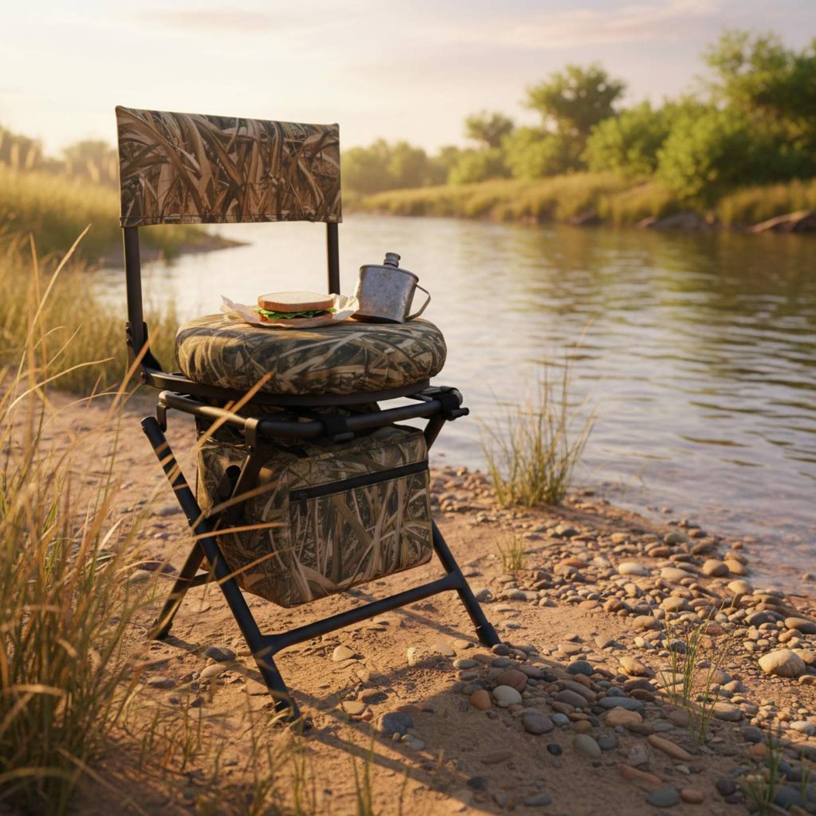 Fishing Chair Foldable Folding - đánh giá và giá Hunting And Fishing Outdoor Chairs