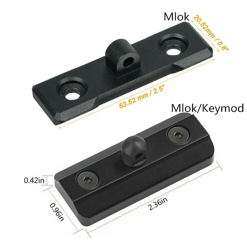 Tactical MLOK Keymod  Bipod Mo - đánh giá và giá Bipod Rifle Mount