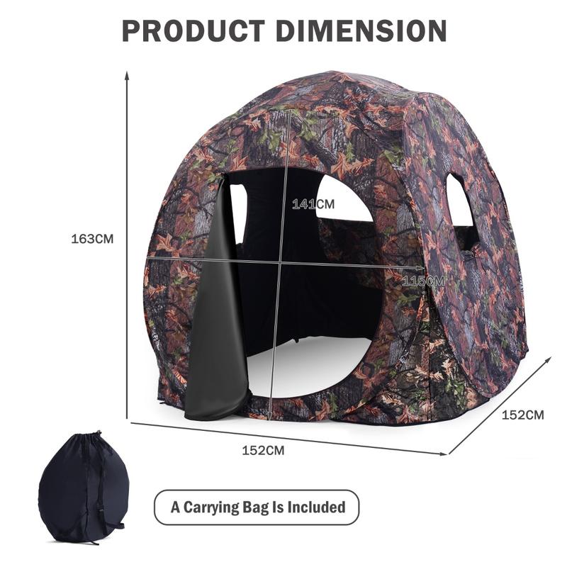 3 Person Pop Up Hunting Tent,  - đánh giá và giá Hunting & Outdoor Supplies Carterton