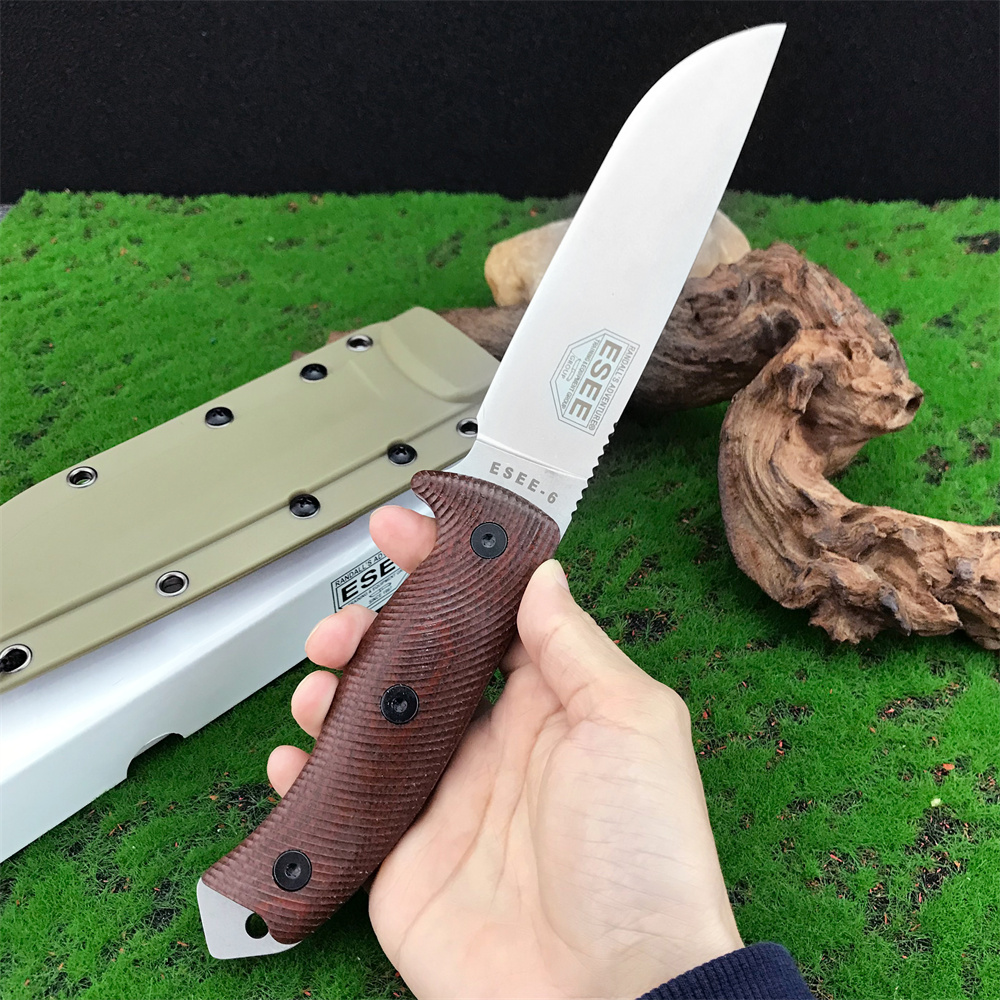 New Specific ESEE-6 Fixed Blad - đánh giá và giá Knife Hunting Fixed Blade