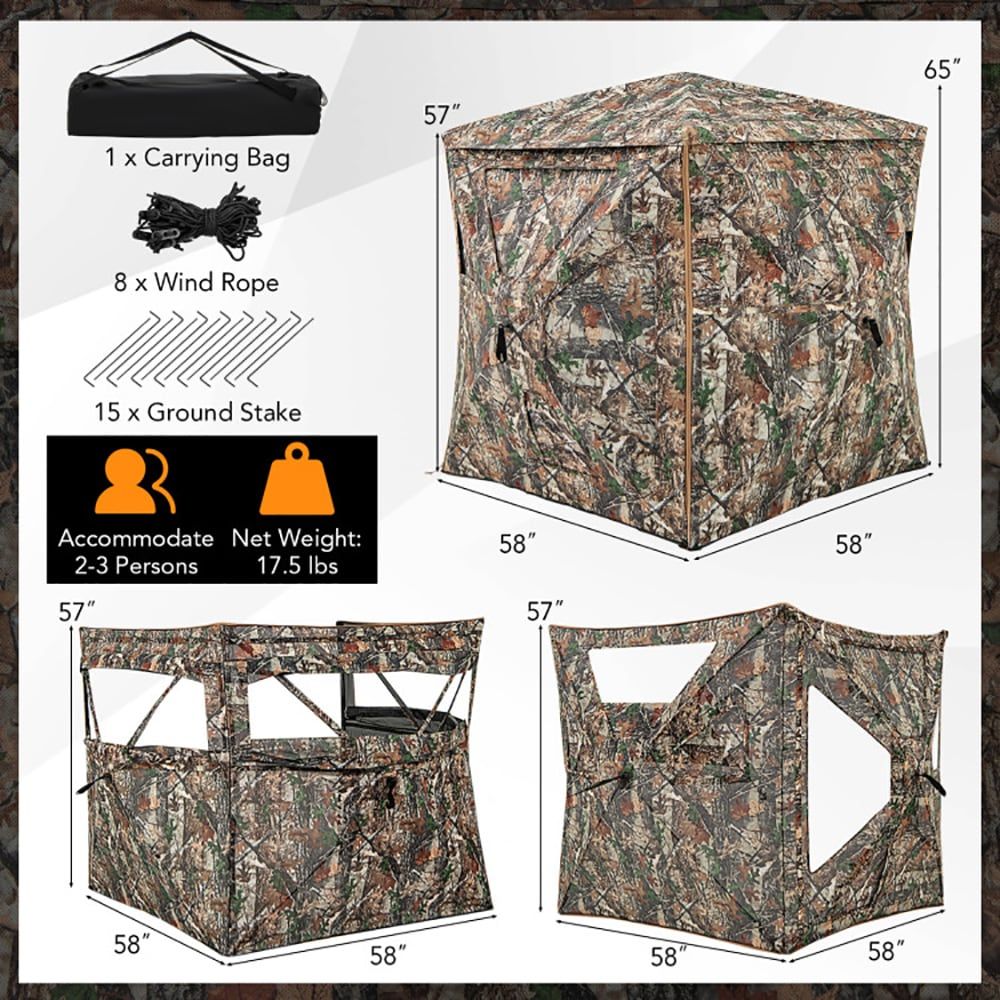 5-in-1 Detachable Hunting Blin - đánh giá và giá Hunting & Outdoor Supplies Carterton