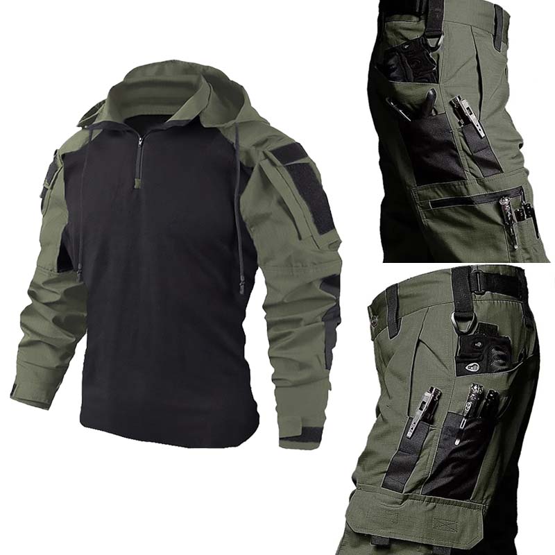 Men's CP Camo Tactical Combat  - đánh giá và giá Hunting Outdoor Shirts
