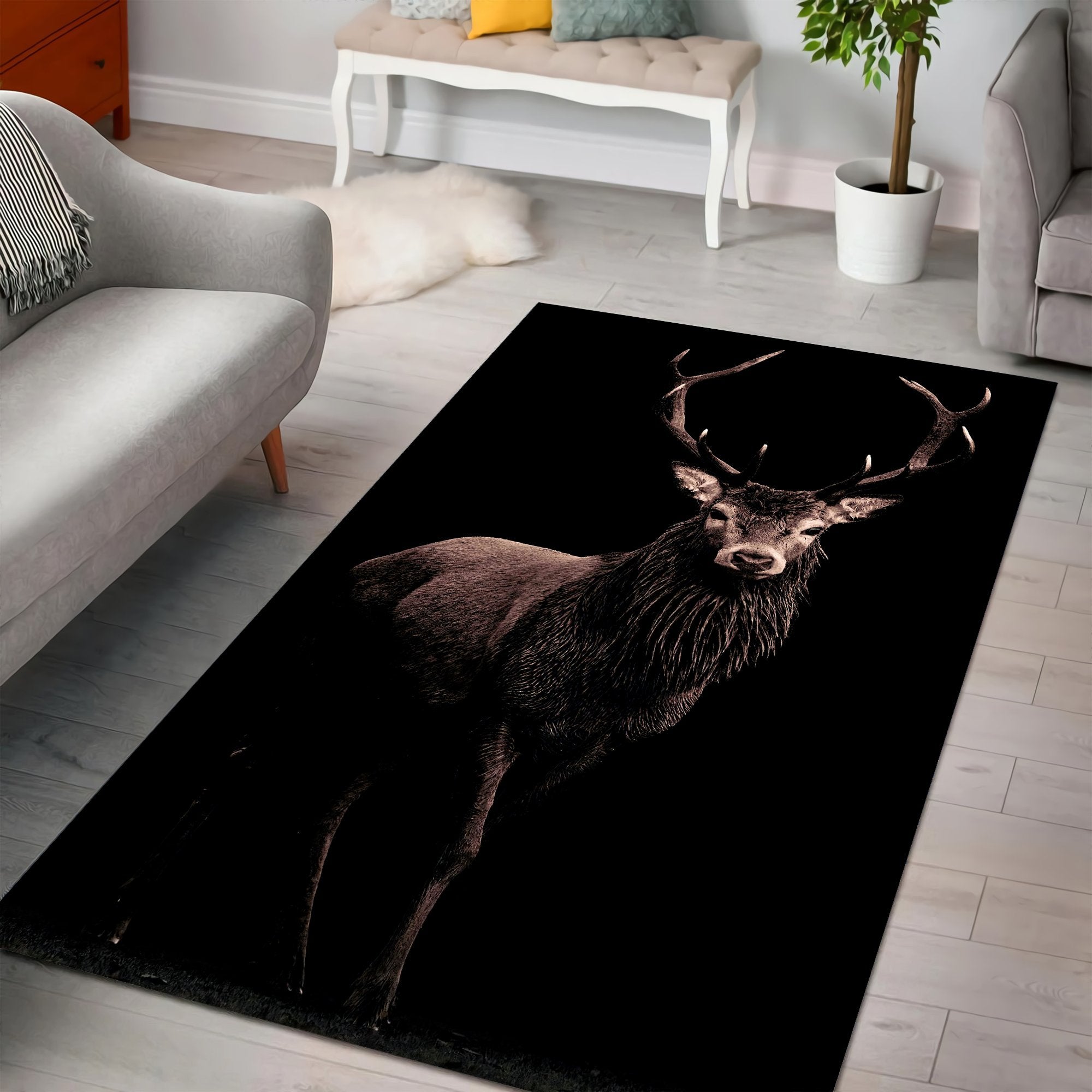 Hunting Deer Lover Newfashion  - đánh giá và giá Hunting Outdoor Rug