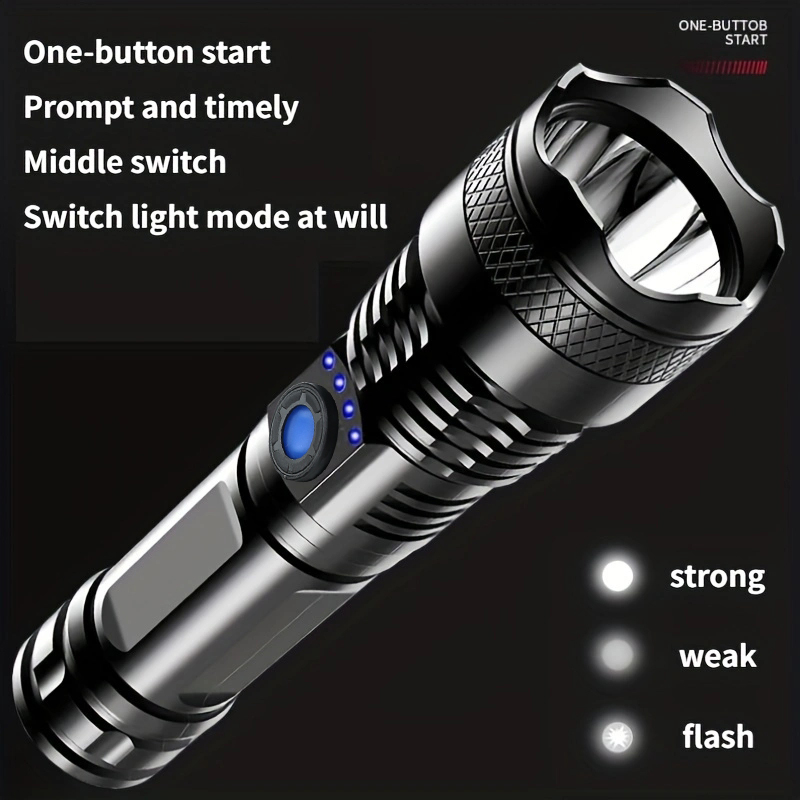 Super Bright LED Flashlight,10 - đánh giá và giá Tactical Flashlight Rechargeable
