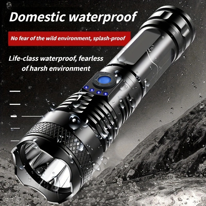 Super Bright LED Flashlight,10 - đánh giá và giá Tactical Flashlight Rechargeable