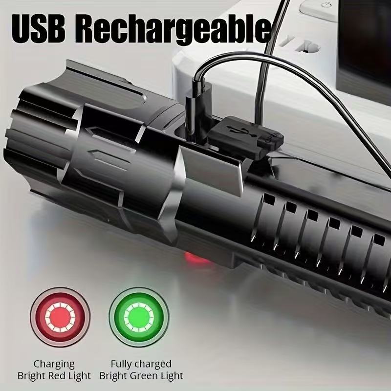New High-power Led Flashlight  - đánh giá và giá Hunting Fishing Outdoor