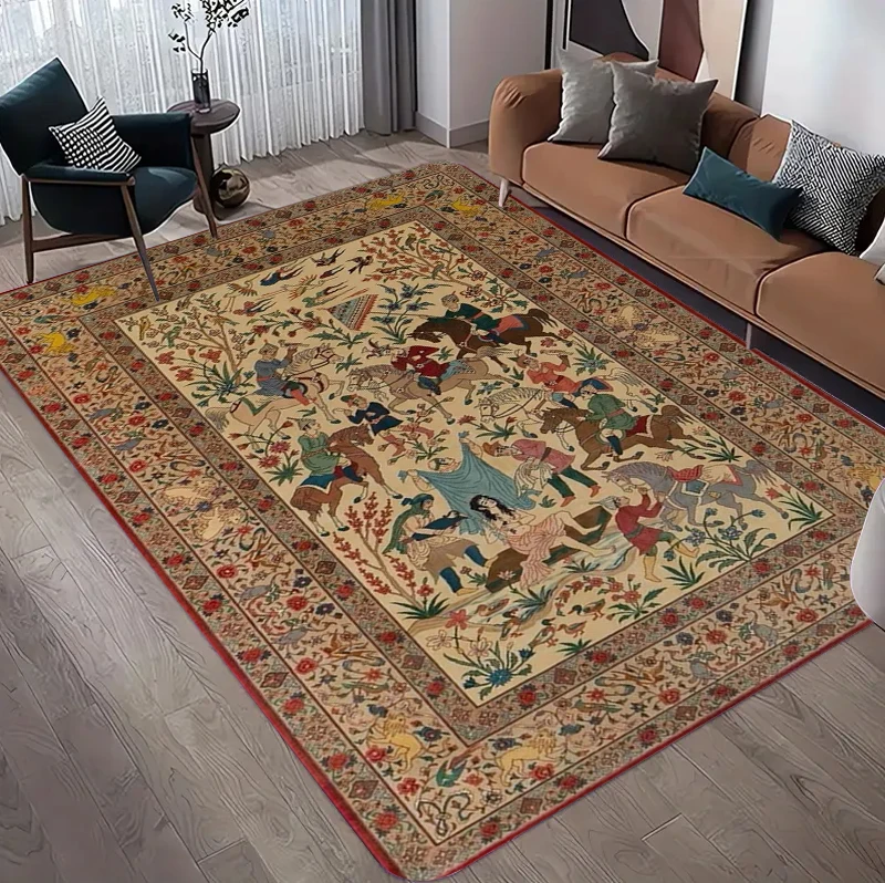 Vintage Persian Hunting Floral - đánh giá và giá Hunting Outdoor Rug