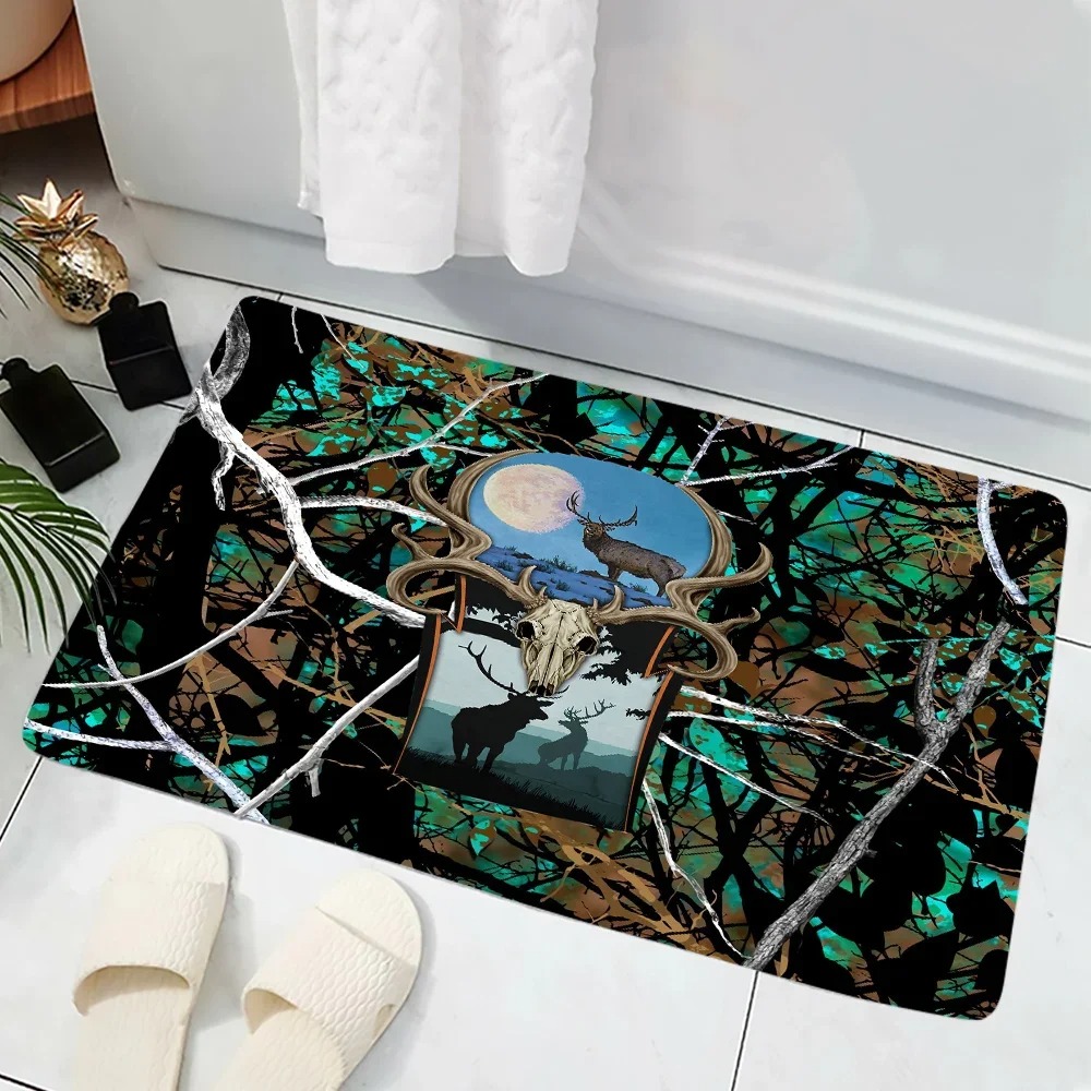 Camouflage Forest Boar Print D - đánh giá và giá Hunting Outdoor Rug