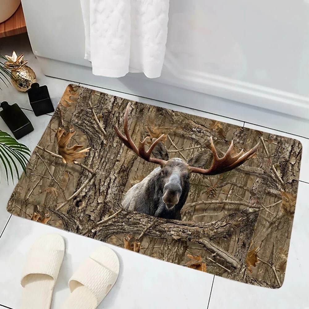 Camouflage Forest Boar Print D - đánh giá và giá Hunting Outdoor Rug