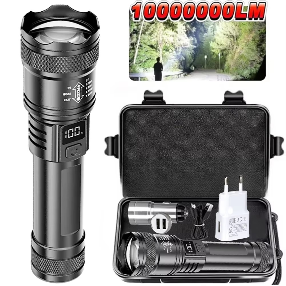 Rechargeable LED Flashlight Zo - đánh giá và giá Tactical Flashlight Rechargeable