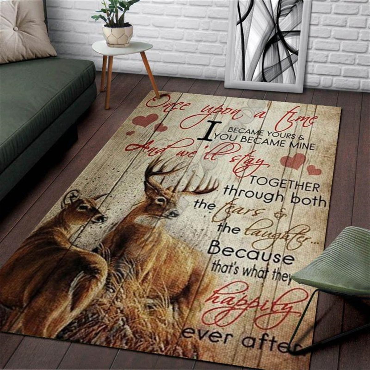 Deer Hunting Area Rug 3d print - đánh giá và giá Hunting Outdoor Rug