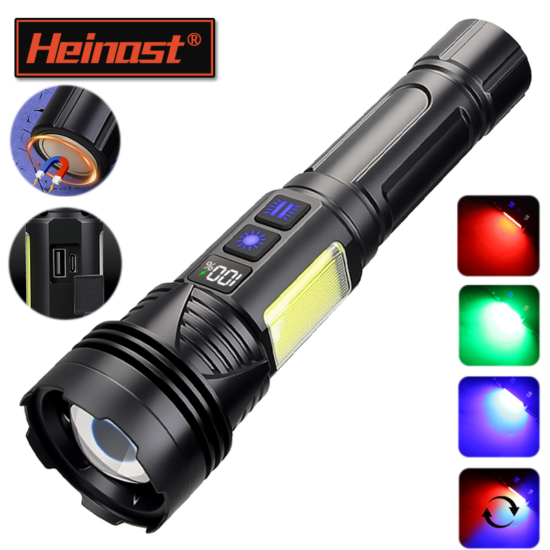 Powerful LED Handheld Flashlig - đánh giá và giá Tactical Flashlight Rechargeable