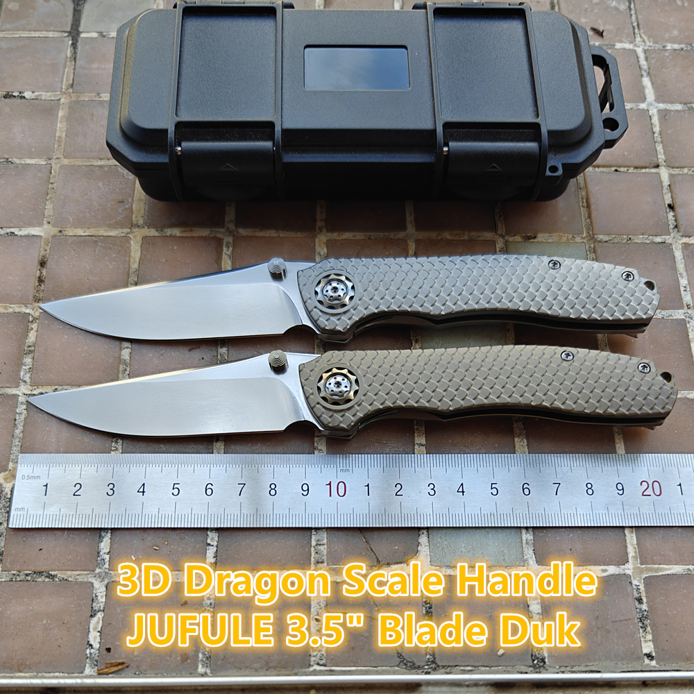 JUFULE New DUK Dragon Scale Co - đánh giá và giá Knife Hunting Fixed Blade