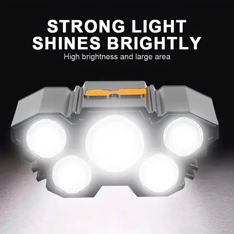 Portable 5LED Outdoor Headlamp - đánh giá và giá Hunting Fishing Outdoor