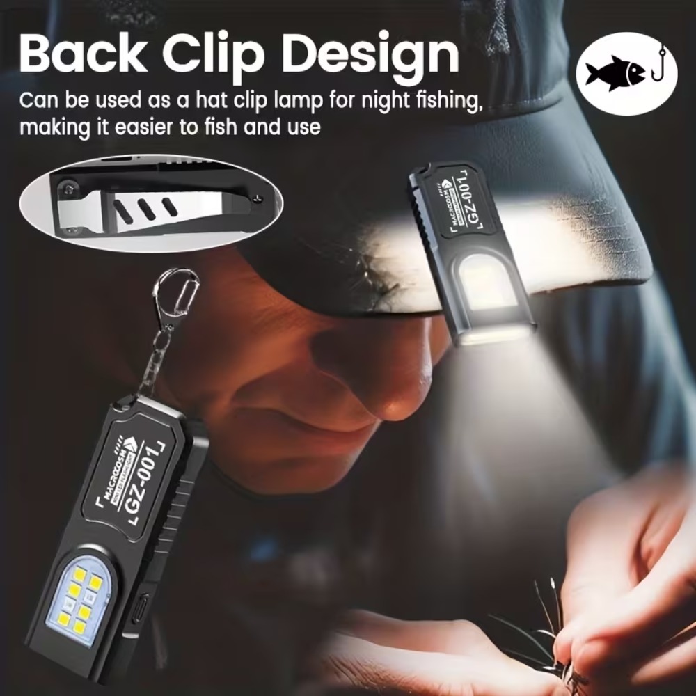 Mini COB LED Keychain Flashlig - đánh giá và giá Tactical Flashlight Rechargeable